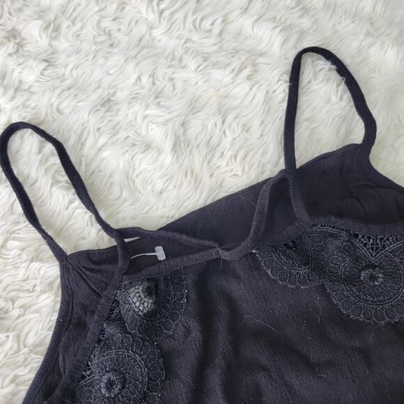 Free People Open Back Bralette Crop Top small - Picture 3 of 8